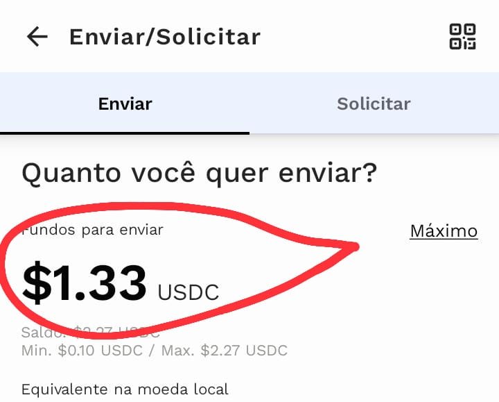 Enviar ou solicitar pagamentos
