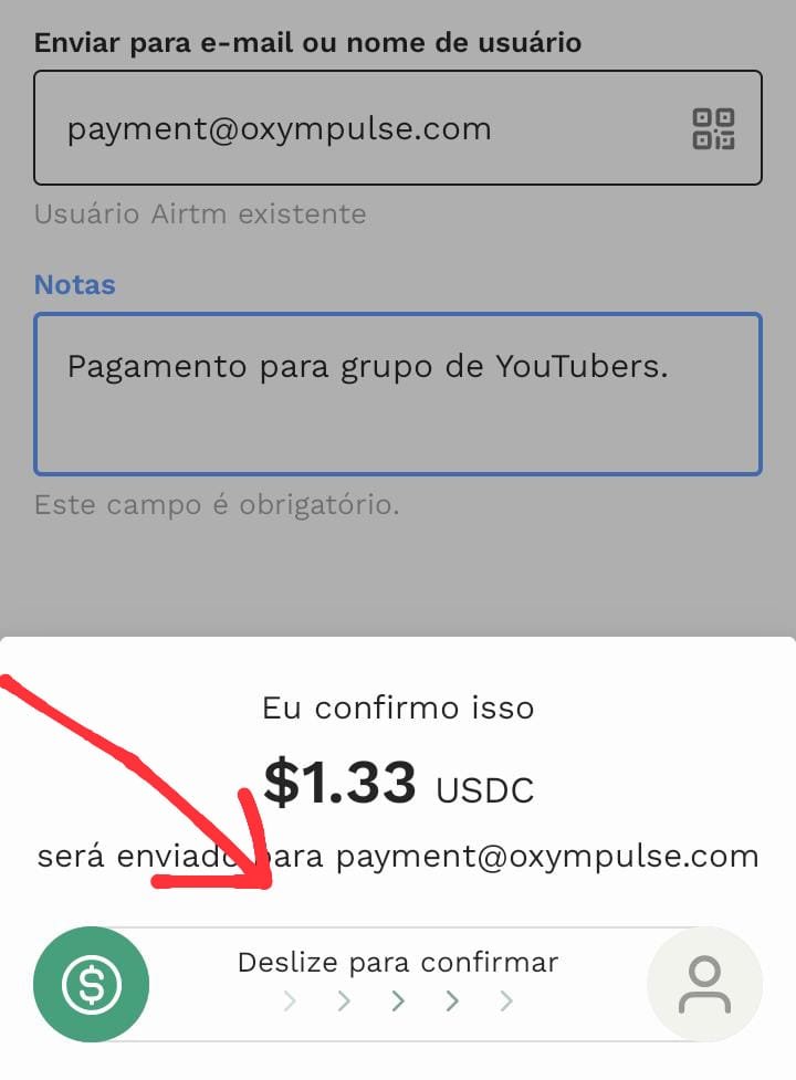 Pagamentos Airtm